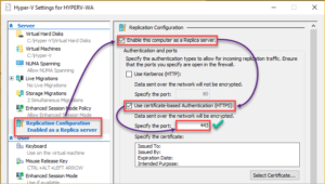 How To Set Up Hyper V Replication Step By Step