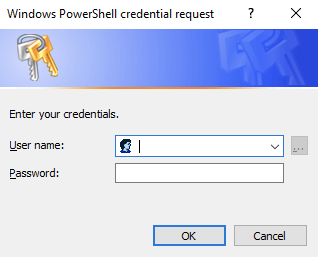Get PSCrendential