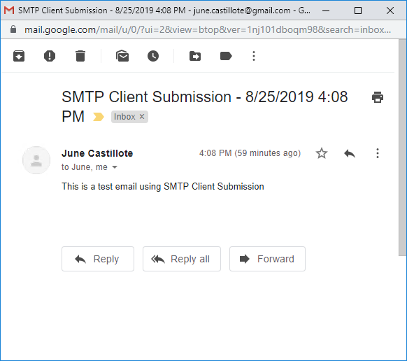 image_tooltip Message received by the external recipient