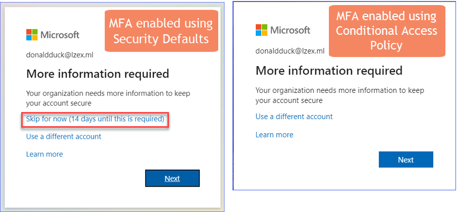 office 365 turn off security defaults