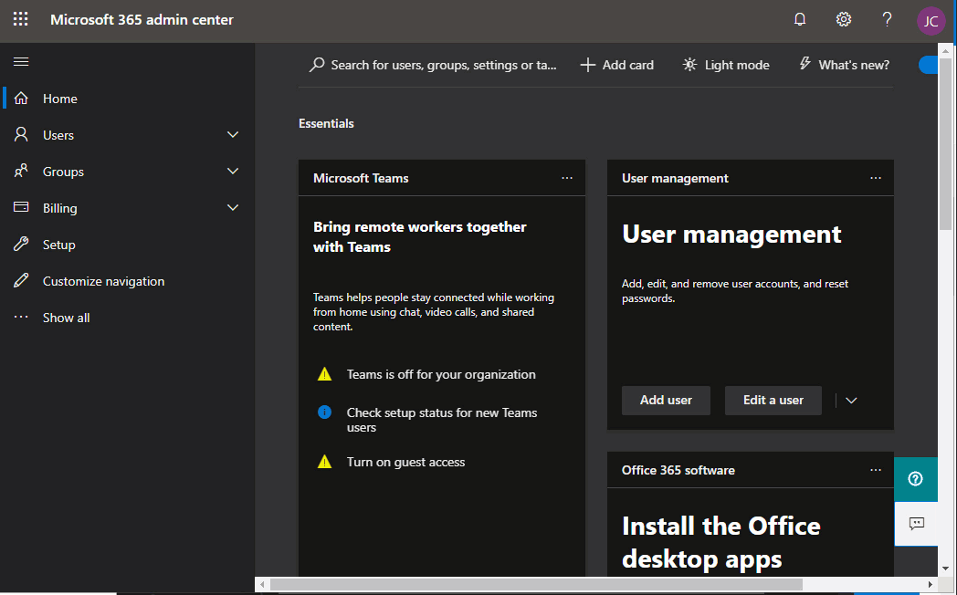 Resetting the user MFA registration from the Microsoft 365 Admin Center