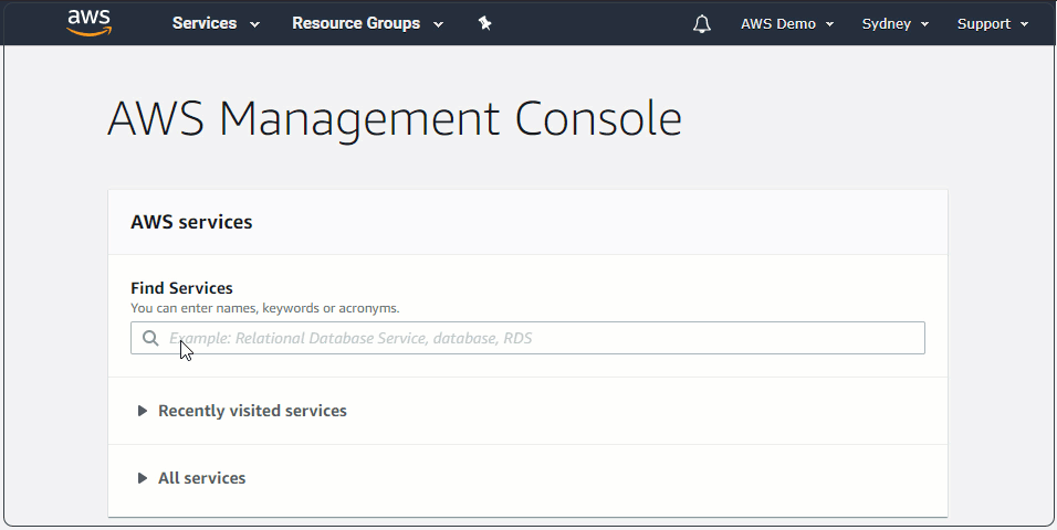Accessing the Amazon SES Console