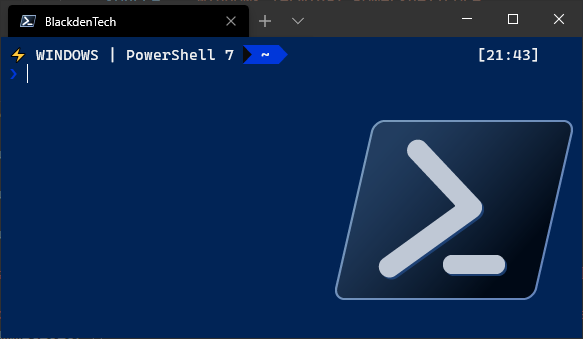 windows terminal powershell 7