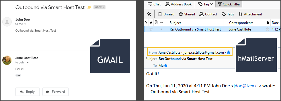 configure hmailserver with time warner cable