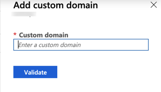 Adding a custom domain