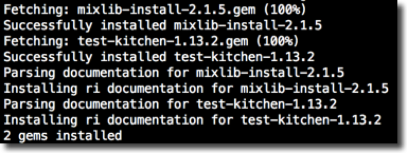 Installing Test Kitchen