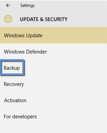 Windows 10 Backup