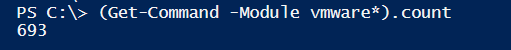 Cmdlets in the PowerCLI PowerShell module