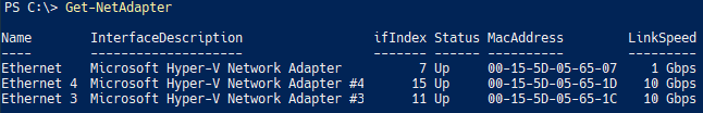 Get-Adapter PowerShell cmdlet