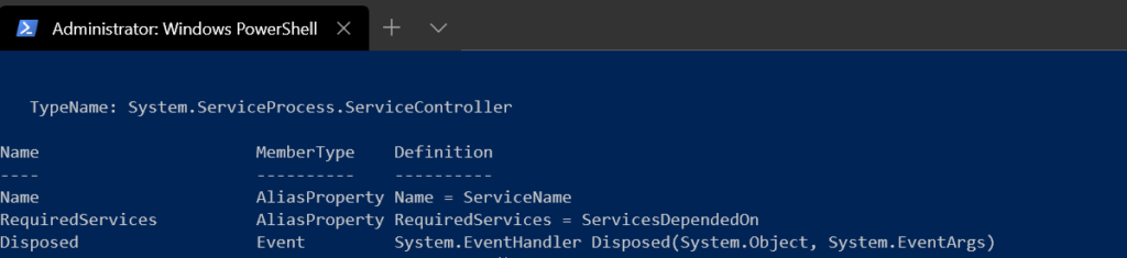 AliasProperty members on service objects