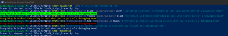 PowerShell Logging Best Practices for IT Pros