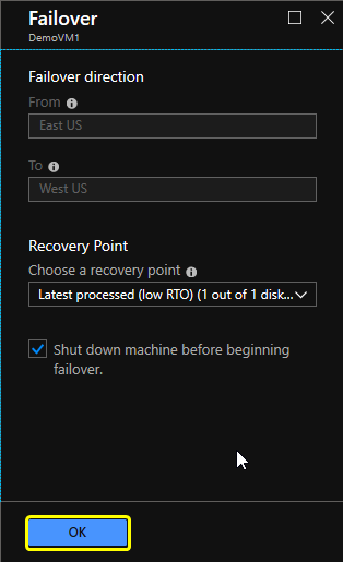Failover options