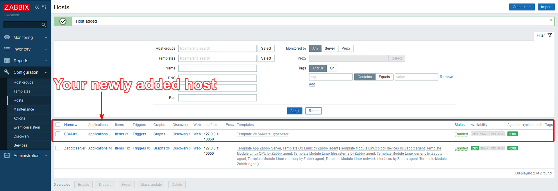 Free Zabbix Monitoring for VMWare ESXi Hosts Get Started