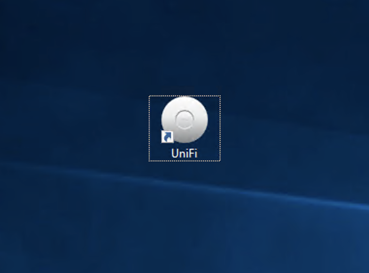 The Unifi Windows shortcut