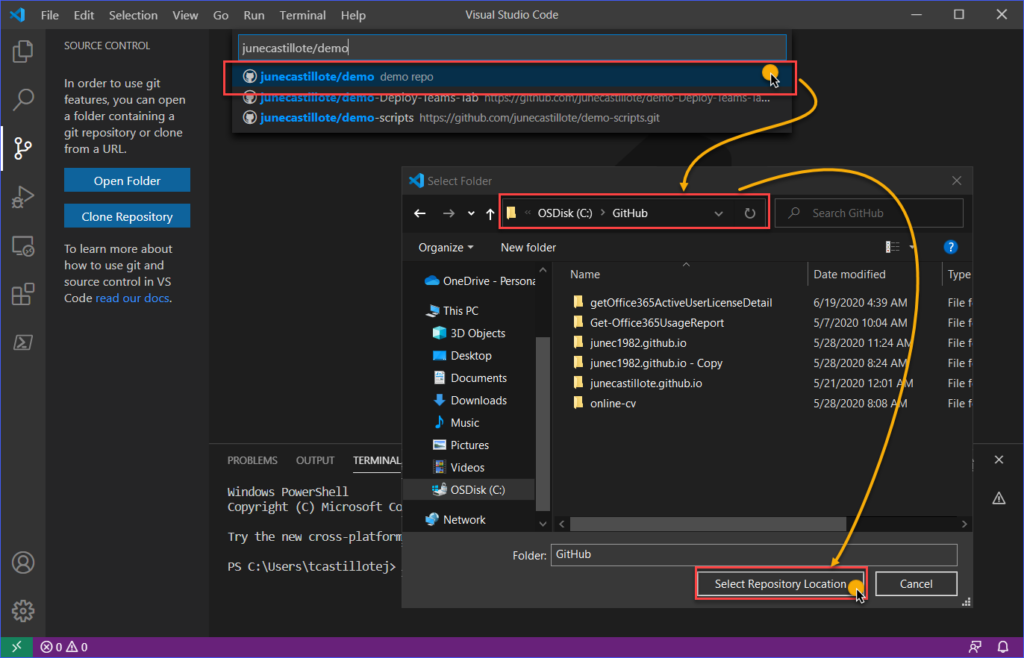 visual studio github tutorial