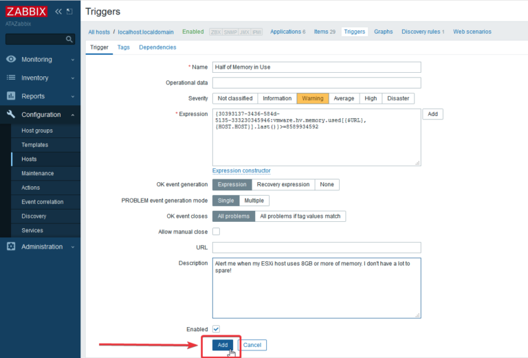 Free Zabbix Monitoring for VMWare ESXi Hosts Get Started