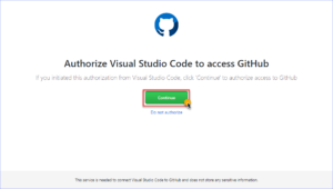 visual studio code github setup username and email