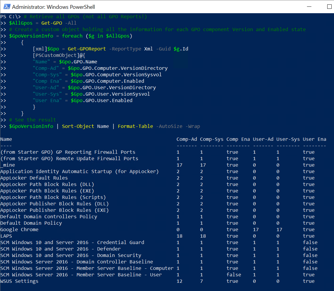 powershell gpo user rights assignment