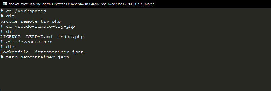 Modify the devcontainer.json file from the Docker Desktop CLI.