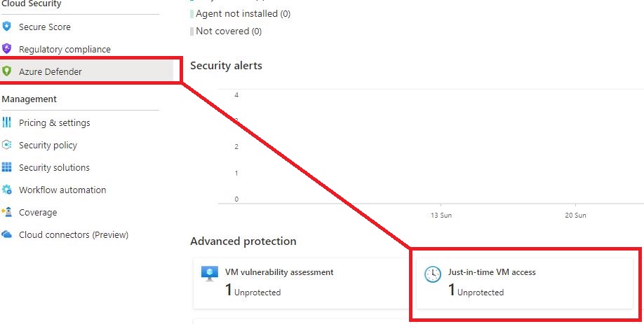 Enabling Azure JIT