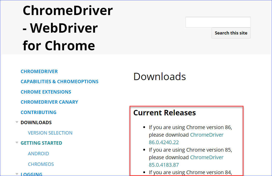 Chrome Driver