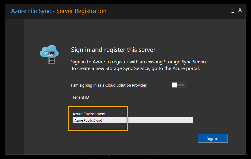 Sign in to Azure Tenant