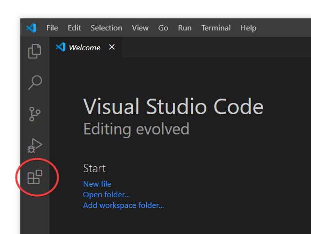 The sidebar in Visual Studio Code