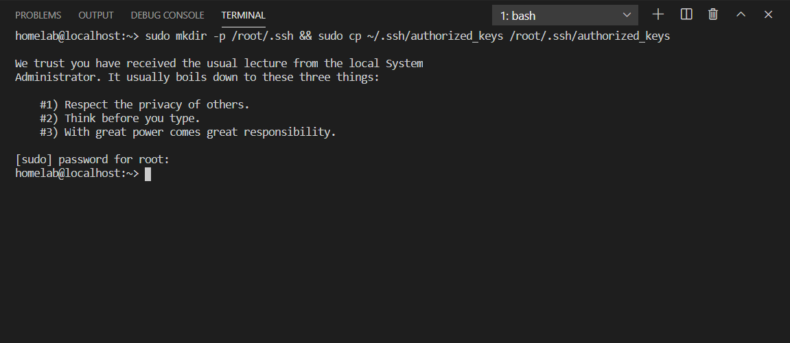 ssh copy key command