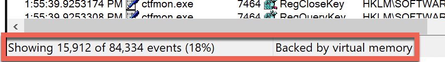 Number of Events in the Window