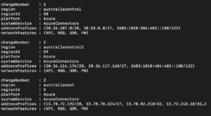 azure ip ranges europe