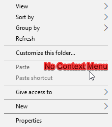 No context menu entry for PowerShell.