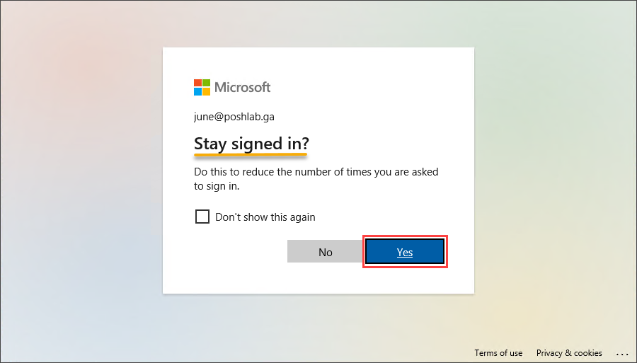 Logging in to the SharePoint site using Internet Explorer