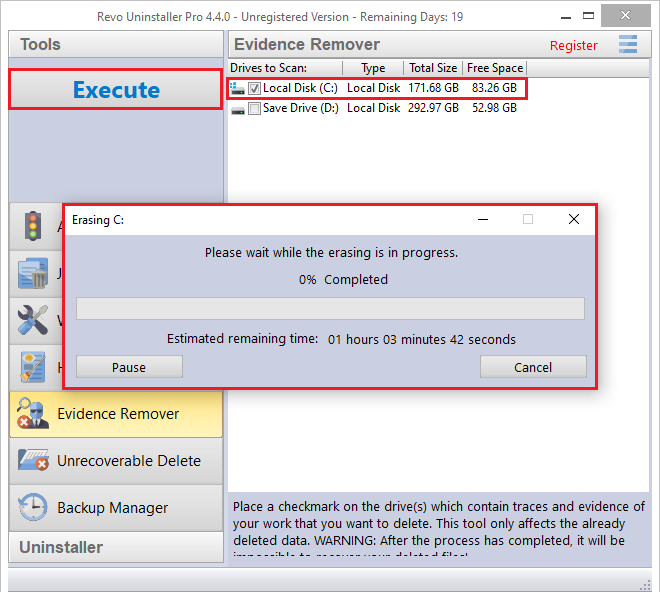 Completely Removing Deleted Files
