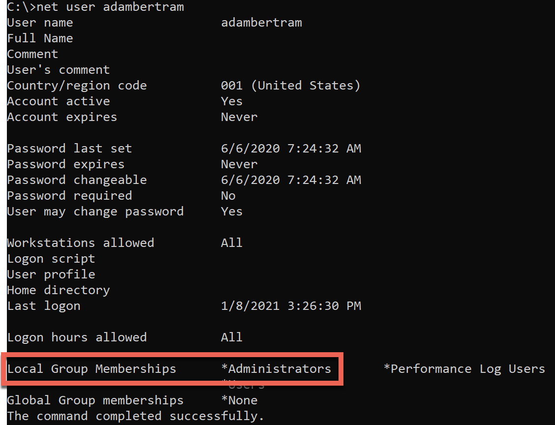 using cmd line to change mac password