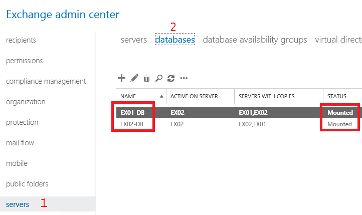 how to check mailbox size in exchange admin center