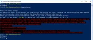 Set-ExecutionPolicy for Managing PowerShell Execution Policies