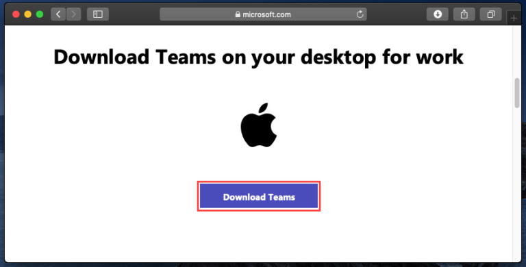 how to get teams on mac