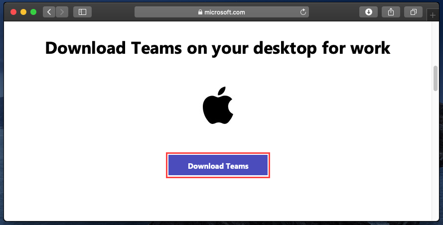 install microsoft teams mac