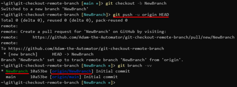 git add remote tracking branch