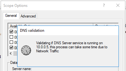 Validating a new DNS Server