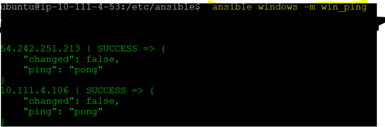 Ansible подключение к windows