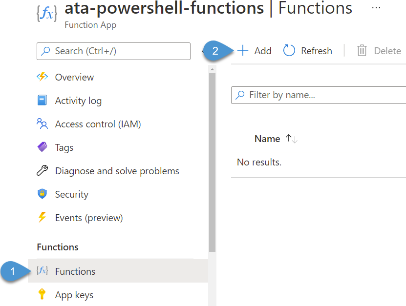 Creating a new function