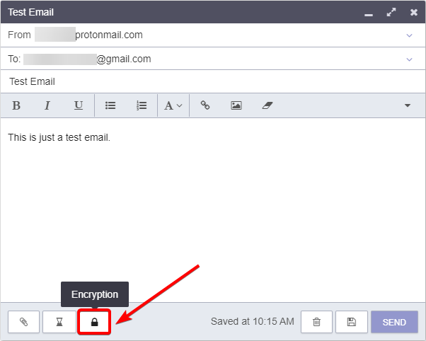 protonmail to gmail encryption