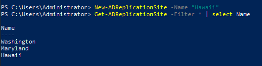 Add a new Site in PowerShell.
