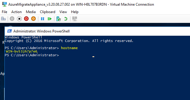 Obtaining server hostname