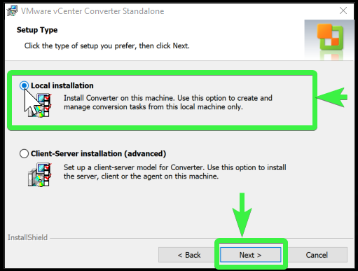 VMware vCenter Converter Standalone setup 5/9