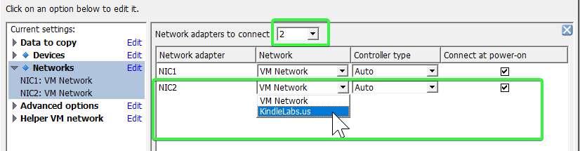 Advanced Configuration Options - Networking