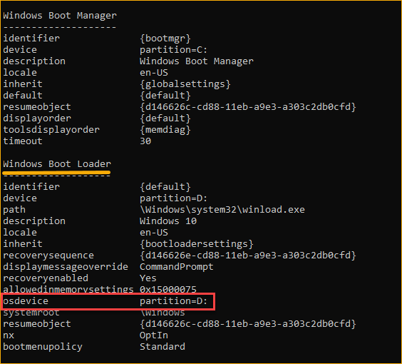 Finding the OS drive