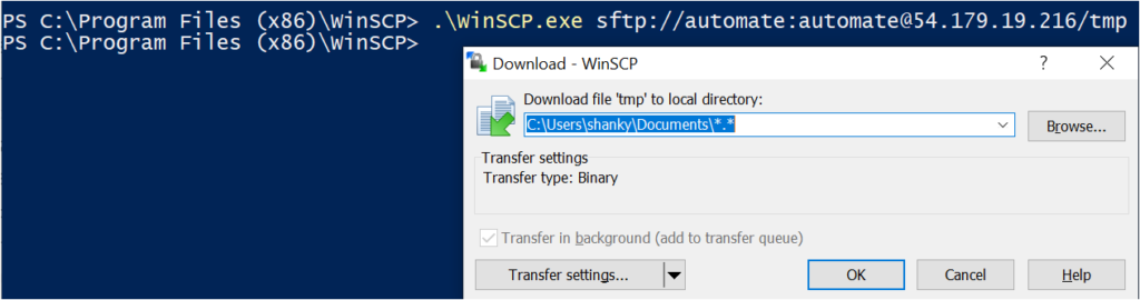 Winscp command line overwrite anydesk unable to type
