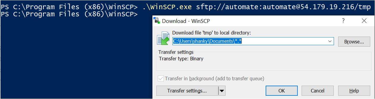 winscp command line syntax